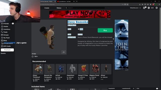 RIP Builderman / David Baszucki / Roblox CEO... (It Finally Happened) смотреть онлайн