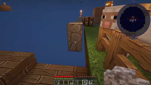 Minecraft ➤ферма животных ONE BLOCK смотреть онлайн