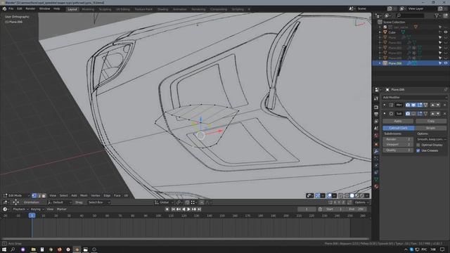 3D моделирование авто в Blender 2.82. Урок 19. смотреть онлайн