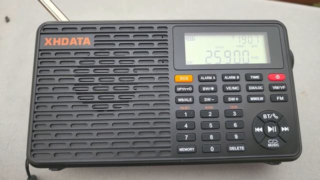NEW XHDATA D-109WB test BBC World Service 25900 kHz Shortwave on Telescopic antenna смотреть онлайн