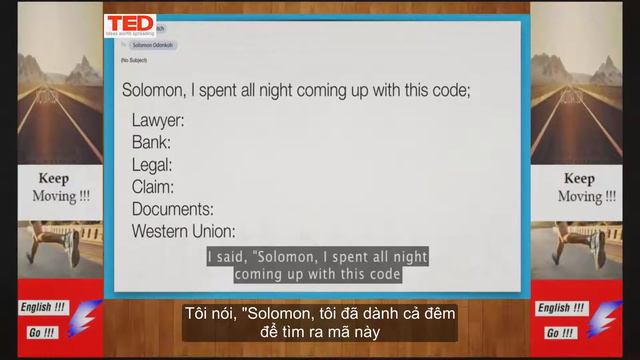 Ted Talk Bilingual - What Happens When You Reply To Spam Email