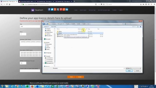 Quantum-key.Net Quick-start Tutorial: FREE licence key management & sales system смотреть онлайн