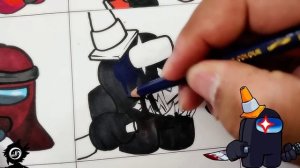 Drawing FRIDAY NIGHT FUNKIN' MODS ( SPECIAL AMONG US ) PART 29