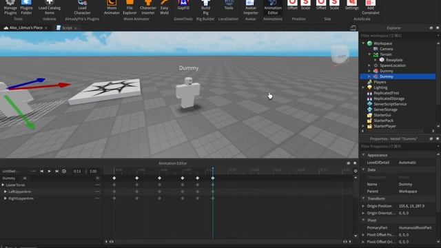 ROBLOX STUDIO TIPS (HOW TO LOOP ANIMATIONS + MORE) смотреть онлайн