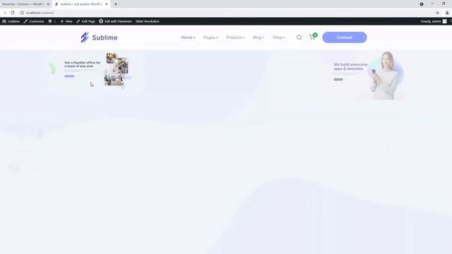 Sublime - Creative Multipurpose WordPress Theme Installation and One Click Demo Import смотреть онлайн
