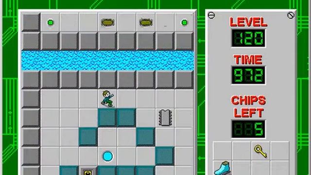 Chip's Challenge 1 level 120 solution - 947 seconds смотреть онлайн