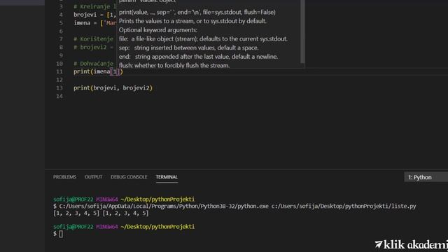 Rad s listama | Programiranje u Pythonu za početnike | Lekcija 4 смотреть онлайн