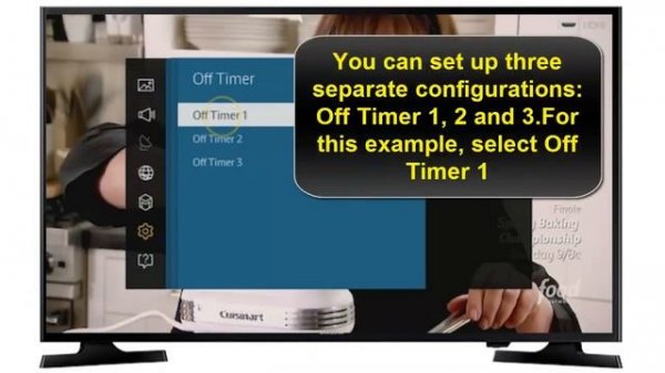 How to set sleep timer on Samsung TV (auto turn off timer)