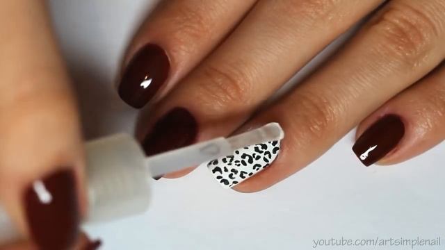 МК: Кольцо + Леопардовый маникюр с помощью подводки для глаз | Leopard Nail Polish Ring Turorial смотреть онлайн