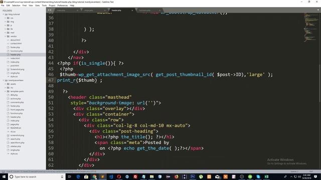 WordPress Theme Development Bangla Tutorial 2018 part -11 (single post dynamic header image ) смотреть онлайн