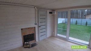 Каркасная баня 4х6