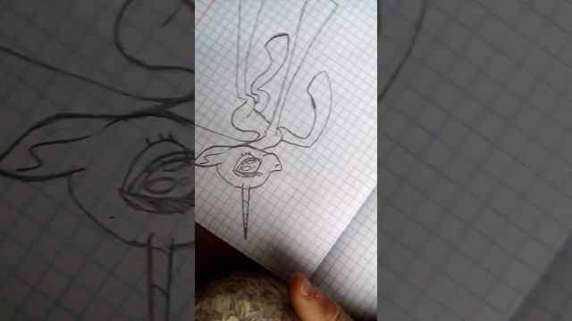 Как нарисовать на тетрадном листе прицессу Луну! смотреть онлайн
