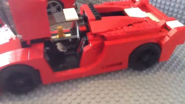 Lego Racer Ferrari Enzo and F 430 Spider Set 8652 8671-1 смотреть онлайн