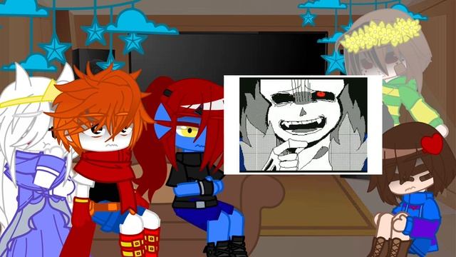 Undertale || react to horrortale || lazy || смотреть онлайн