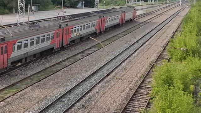 Отправление Скоростного Электропоезда ЭД4М-0218 По маршруту Отвага-Самара смотреть онлайн