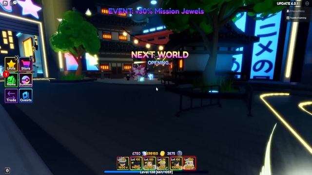 I SPENT 50,000 ROBUX AND GOT THE MAX LEVEL UNIQUE EVOLVED SECRET NANAMI [⛩️UPD 6] Anime Adventures смотреть онлайн