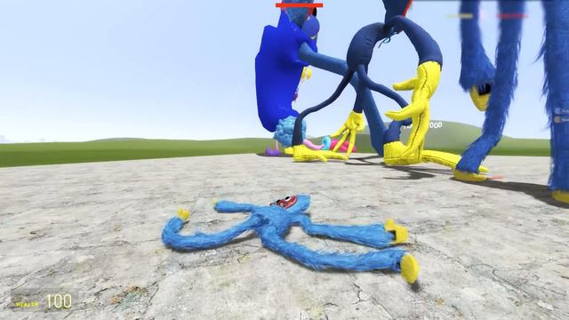 POPPY PLAYTIME HUGGY WUGGY COMPARISON IN GARRYS MOD CHAPTERS 1-3. смотреть онлайн