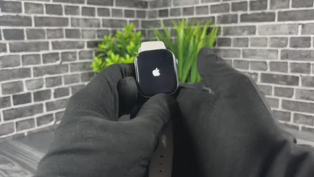 ОБЗОР APPLE WATCH SERIES 9 45MM | ПРИ ВКЛЮЧЕНИИ ЯБЛОКО | ОРИГИНАЛЬНАЯ КОРОБКА |