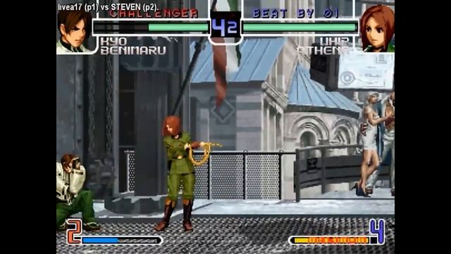 [FightCade King of Fighters 2002] livea17 vs STEVEN смотреть онлайн