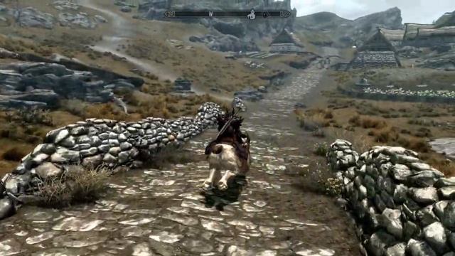 Skyrim Armored Sabre Cat Mount Mod! смотреть онлайн