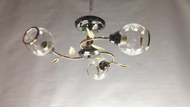 Люстра (светильник потолочный) 11346/3FGD+ZZH CL E27 (арт ЭС00522)! смотреть онлайн