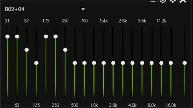 Эквалайзер (демонстрация настроек) Equalizer (presets Demo)