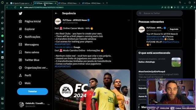 ?AS NOVIDADES DO NOVO MODO CARREIRA DO EA FC 24 (NOVO FIFA24)!! O QUE ESPERAR!?