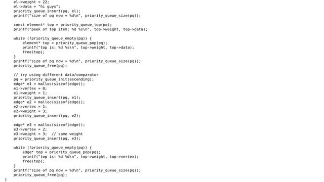 Code Review: Priority queue implementation in C based on heap ordered (resizable) array - take 2 смотреть онлайн