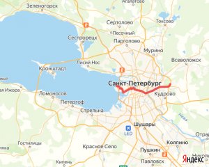 Санкт-Петербург с востока на запад