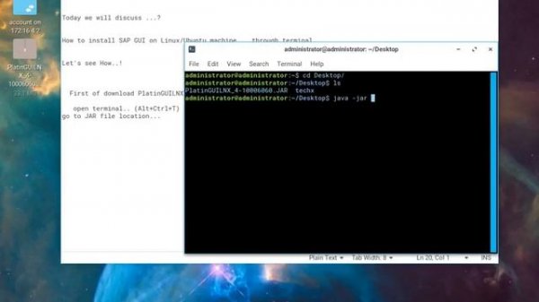 SAP GUI Install on Linux Through Terminal