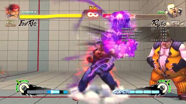 Omega SF4: Evil Ryu 53 Hits Combo