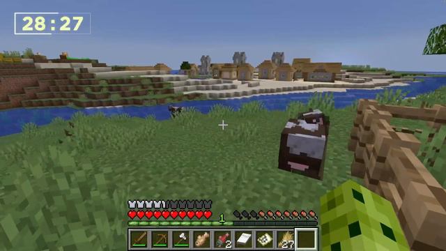 Playing 60 SECONDS ONLY In Minecraft | Day 21 смотреть онлайн