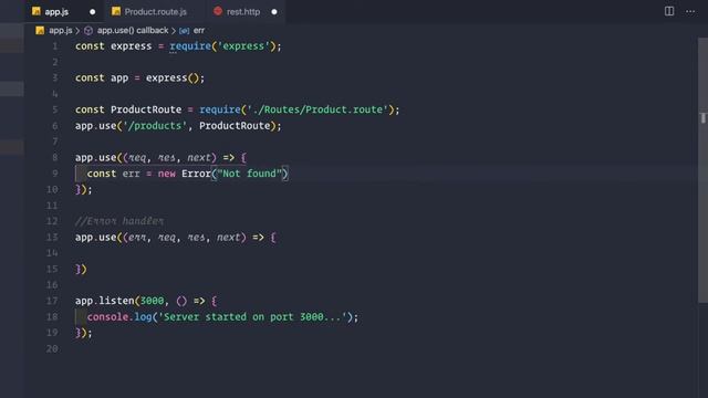 Express Error Handlers & 404 | RESTful API using NodeJS and MongoDB смотреть онлайн