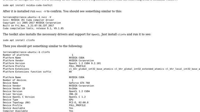 Ubuntu: How do I install the NVIDIA CUDA toolkit on 18.04 with Coffee Lake - is it supported? смотреть онлайн