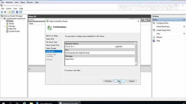 36 How to Create a File Server Cluster with Windows Server 2019 смотреть онлайн