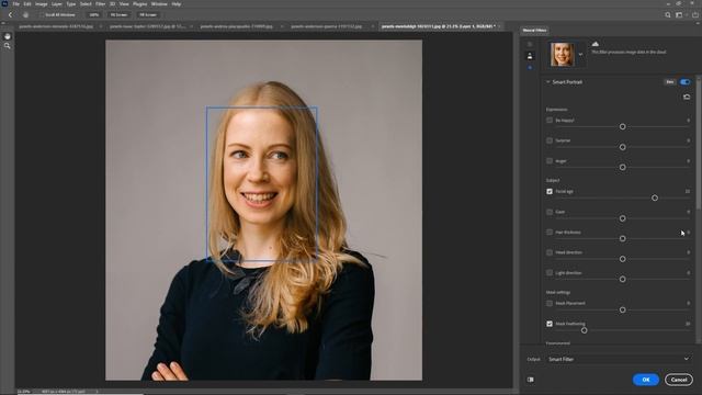 Photoshop Neural Filters - Aging смотреть онлайн
