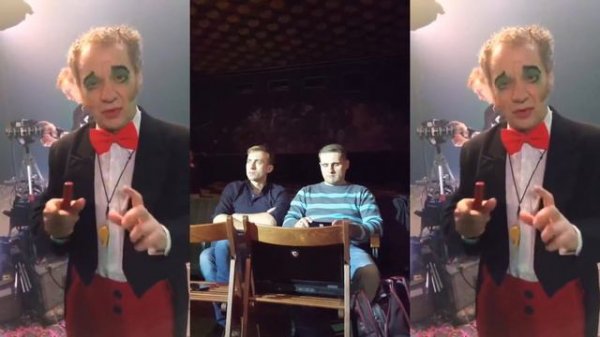 "Maski VR" video from the film set