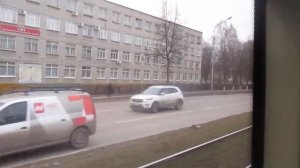 Поездка на трамвае 71-619А-01 № 1259 по маршруту №22 Ульяновск, 11.11.2020