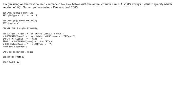 Databases: List all database containing table and value (2 Solutions!!) смотреть онлайн