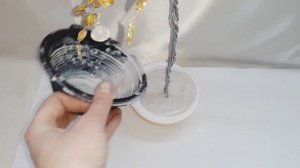 Денежное Дерево из бисера(рубка) и монет./Money Tree from beads (cabin) and coins.