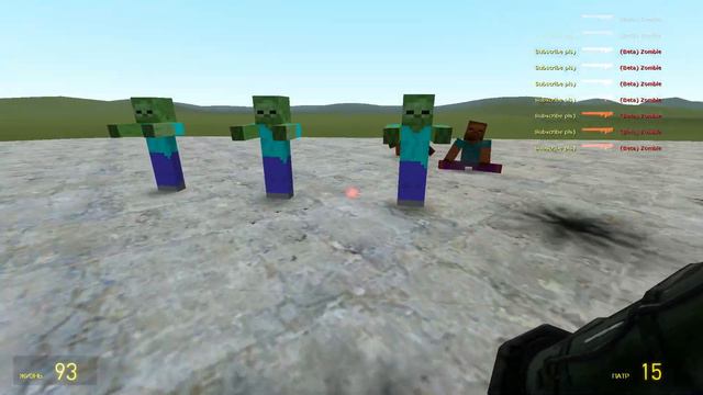 Minecraft Zombie vs Sumbi in Garry's Mod! смотреть онлайн