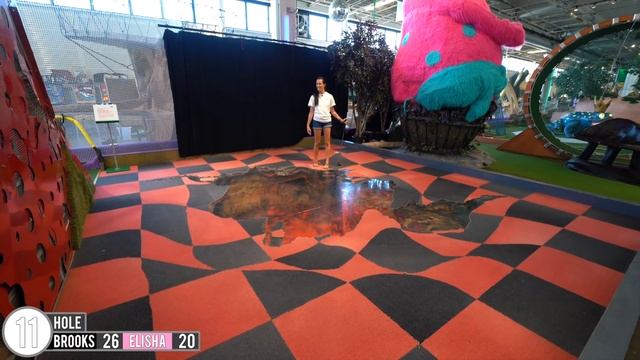 THE CRAZIEST MINI GOLF COURSE IN THE WORLD! - DOUBLE HOLE IN ONE AND INSANE HOLES! смотреть онлайн