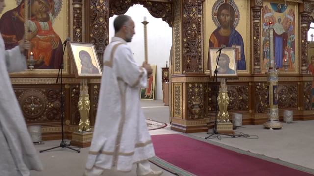 Премудрость прости. Вход с Евангелием (19.08.2022) смотреть онлайн