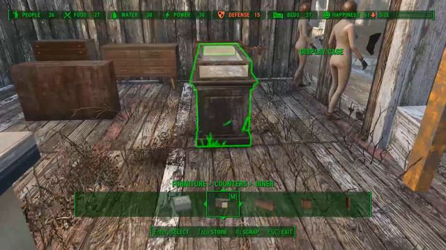 Fallout 4 Settlement Building - Custom Clothing Shop смотреть онлайн
