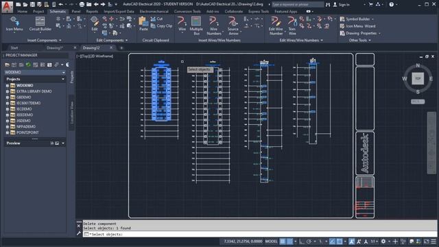 Eliminar componentes correctamente con AutoCAD Electrical 2020 12 смотреть онлайн