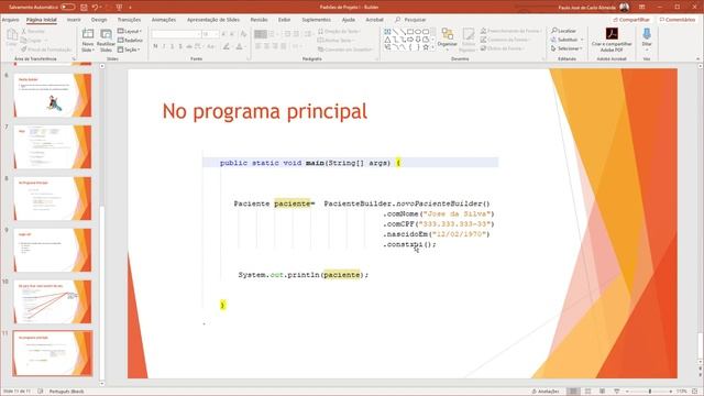 Aula de Revisão Padrão Builder Java - Correção exercício смотреть онлайн