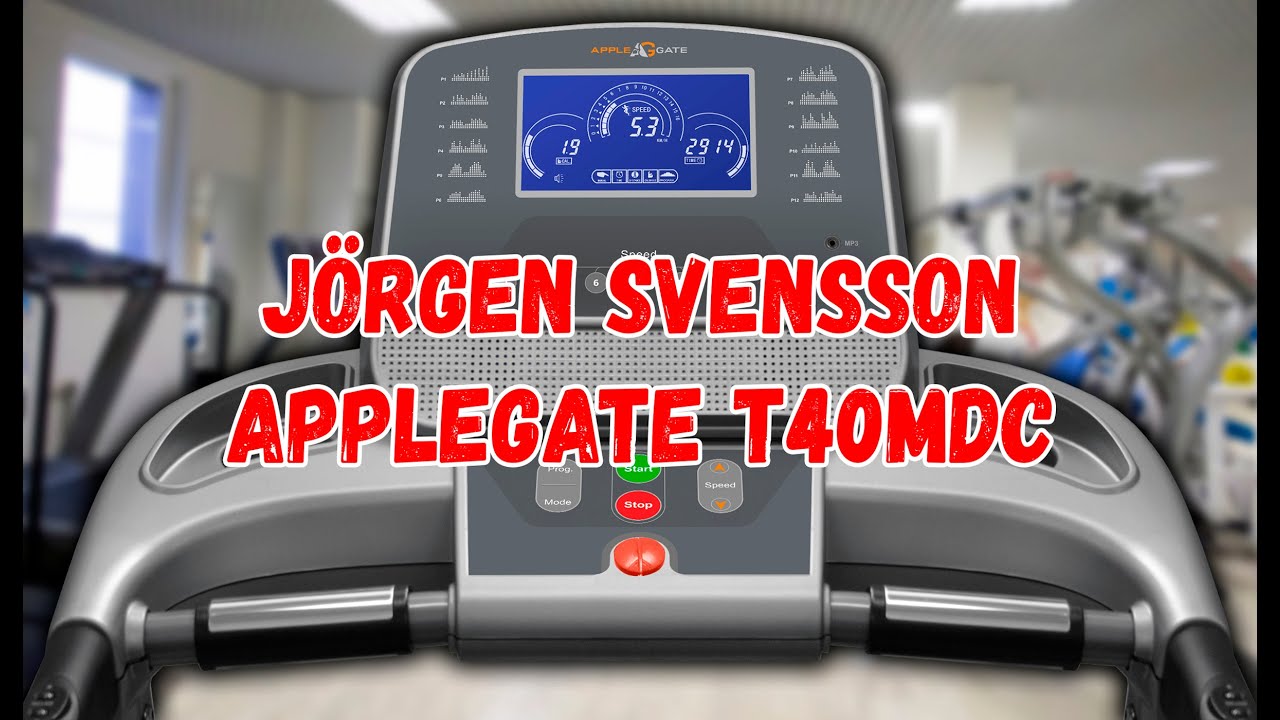 Беговая дорожка Applegate. Обзор модели T40 MDC смотреть онлайн