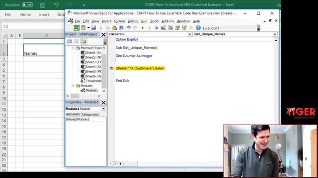 How to Use Excel VBA Code - Real Example P1 смотреть онлайн