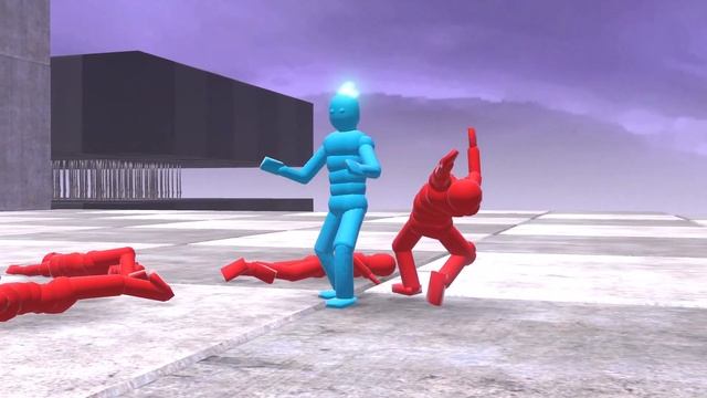 Super Speed NPC Fights the Smart AI! (with Active Ragdoll Physics) смотреть онлайн