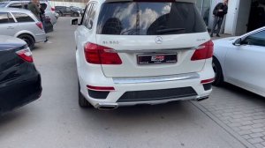 Сочный звук выхлопа на Mercedes GL500 X166, регулируемый выхлоп
